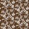 Fabric Henry Glass Brown Floral Tranquility by the Quarter Yard 826-33